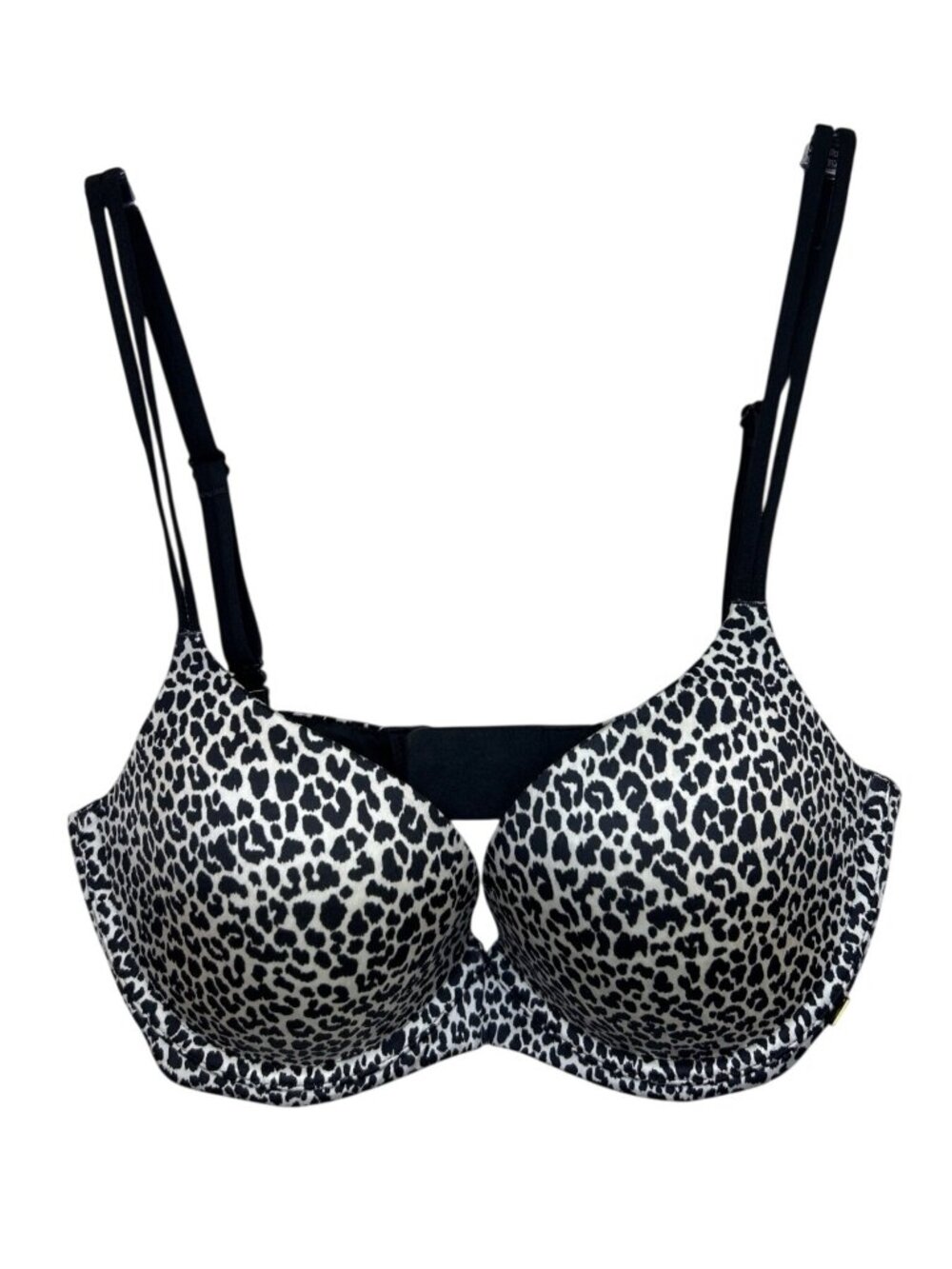 Victoria’s Secret Very Sexy Plunge Bra 32DD Leopard Print Lightly Lined Padded